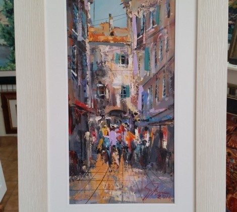 Ivan Stojanovic; Stari grad; Ulje na platnu