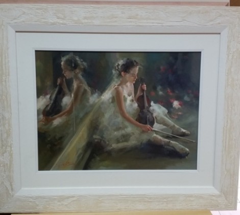 Dejan Slepcevic; Balerina; Ulje na platnu