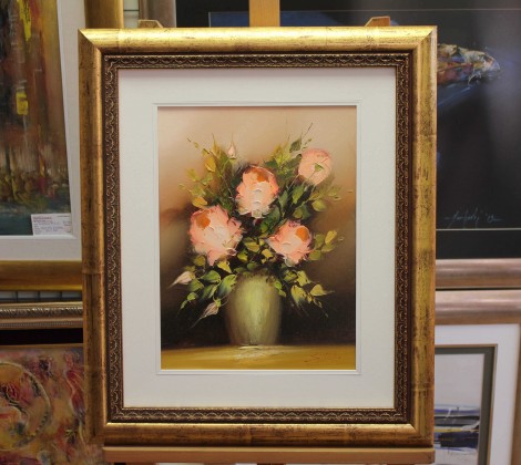 Dejan Slepcevic; Cvijece; Ulje na platnu