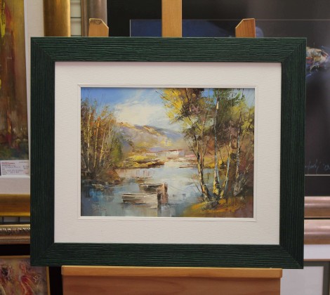 Dejan Slepcevic; Pejzaz; Ulje na platnu