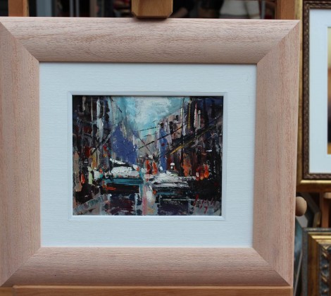 Ivan Stojanovic; Grad; Ulje na platnu