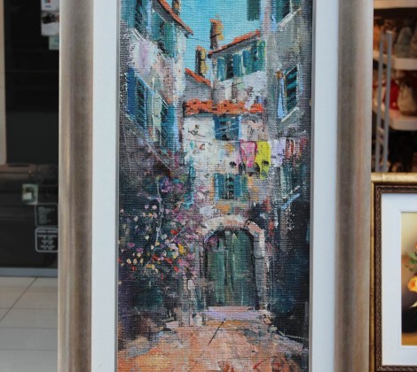 Ivan Stojanovic; Stari grad; Ulje na platnu