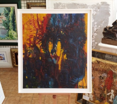 Milena Jovovic; Vucica; Ulje na platnu