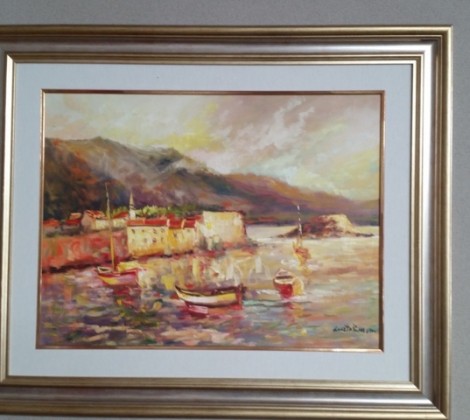 Radomir Laketa; Budva; Ulje na platnu