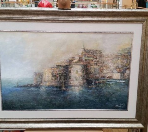 Risto Kiperas; Dubrovnik; Ulje na platnu