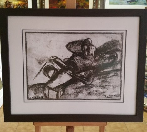 Uros Toskovic; Apstrakcija; Kombinovana tehnika