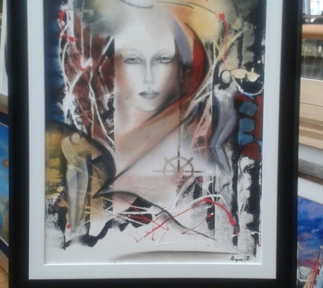 Vera Begovic; Zena; Ulje na platnu