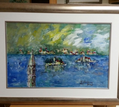 Vojimir Vojo Vlahovic; Perast; Ulje na platnu