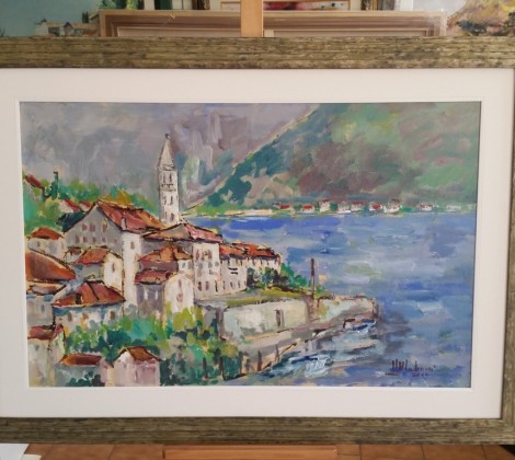 Vojimir Vojo Vlahovi; Perast; Ulje na platnu