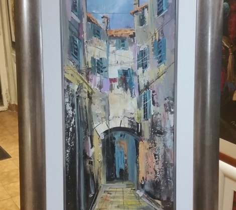 Ivan Stojanovic; Stari grad; Ulje na platnu