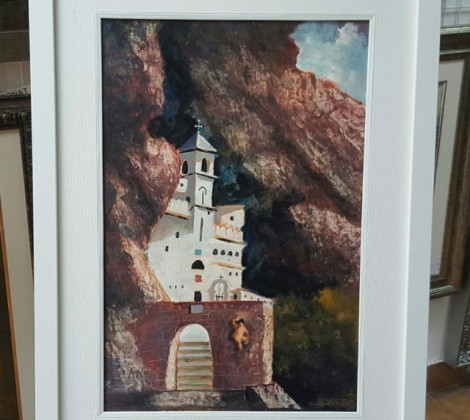 Ostrog; Milan Lazarevic; Ulje na platnu