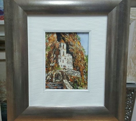 Bosa Milakovic;Manastir Ostrog;Ulje na platnu