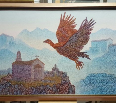 Nikola Gvozdenovic; Pejzaz; Ulje na platnu