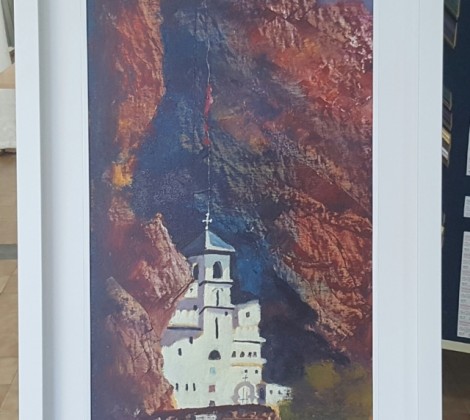 Ostrog; Milan Lazarevic; Ulje na platnu