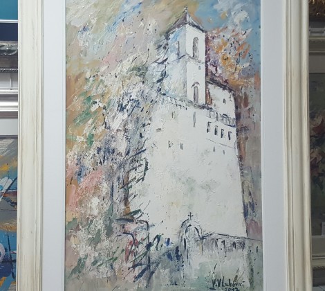 Vojo Vlahovic; Manastir Ostrog; Ulje na platnu