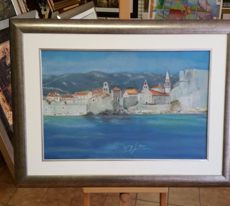 Dusan Mikonjic; Budva; Ulje na platnu