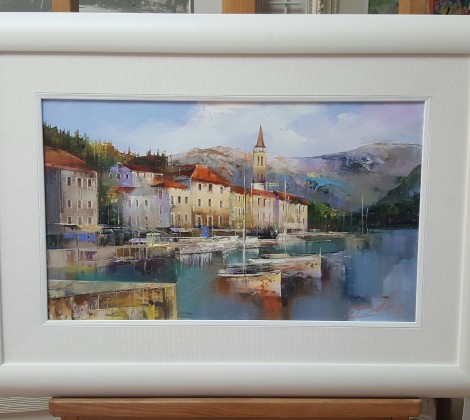 Dejan Slepcevic; Budva; Ulje na platnu