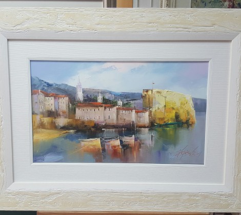 Dejan Slepcevic; Budva; Ulje na platnu