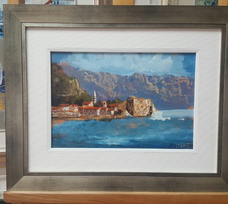 Milan Lazarevic; Budva; Ulje na platnu