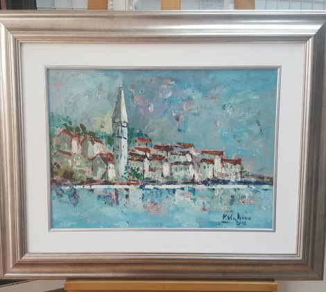 Vojo Vlahovic; Perast; Ulje na platnu