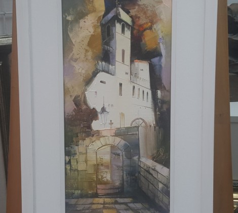 Dejan Slepcevic; Manastir Ostrog; Ulje na platnu