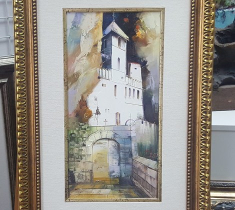 Dejan Slepcevic; Manastir Ostrog; Ulje na platnu