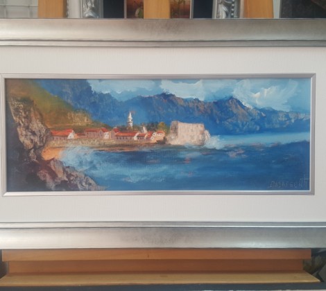 Milan Lazarevic; Budva; Ulje na platnu