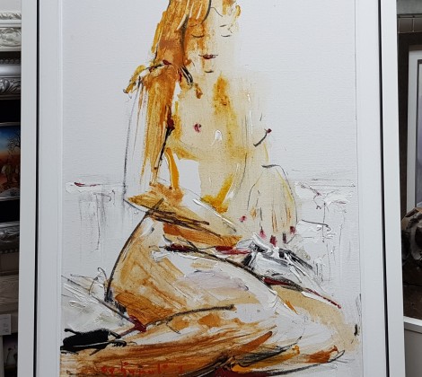 Stojan Djuric;Akt;Ulje na platnu