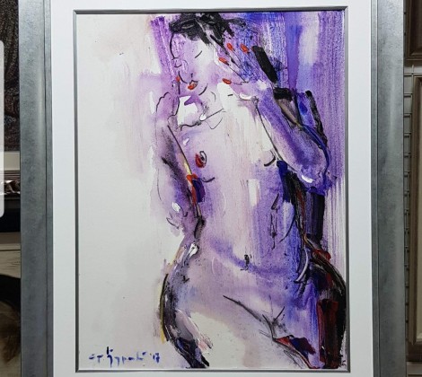 Stojan Djuric;Akt;Ulje na platnu