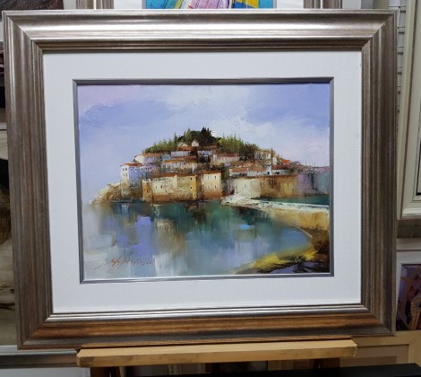 Dejan Slepcevic;Sveti Stefan;Ulje na platnu