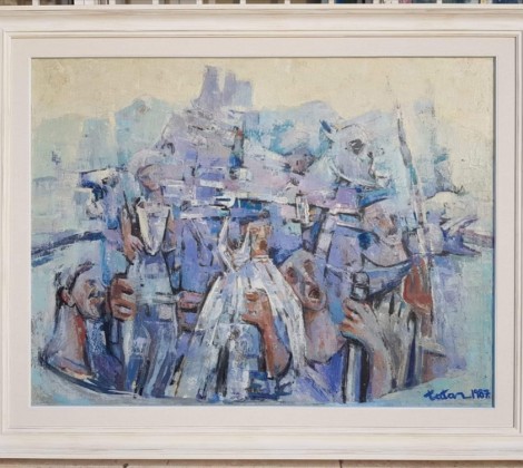 Vojo Tatar;Nemir brda;Ulje na platnu