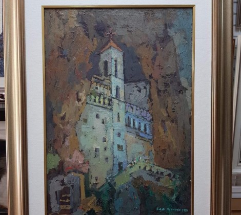 Filip Vlahovic;Manastir Ostrog;Ulje na platnu