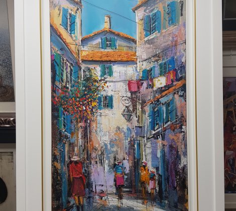 Ivan Stojanovic;Stari grad;Ulje na platnu